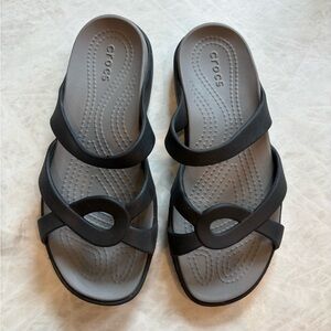 Crocs Meleen Twist Slip On Slides Sandals